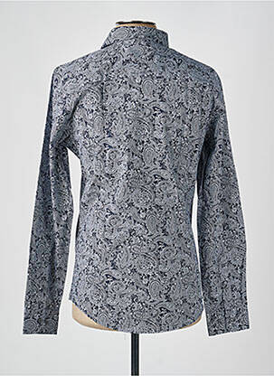 Chemise manches longues imprimé fantaisie bleu JACK & JONES homme