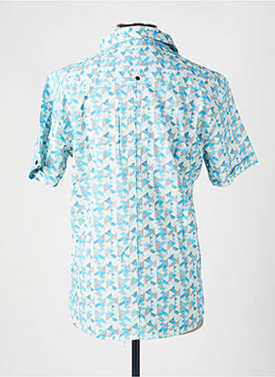Chemise manches courtes imprimé fantaisie bleu NO EXCESS homme