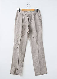 Pantalon chino fermeture zippée sous rabat avec crochet gris MEXX homme