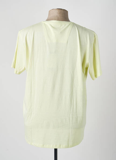 T-shirt coupe droite manches courtes jaune GARCIA homme