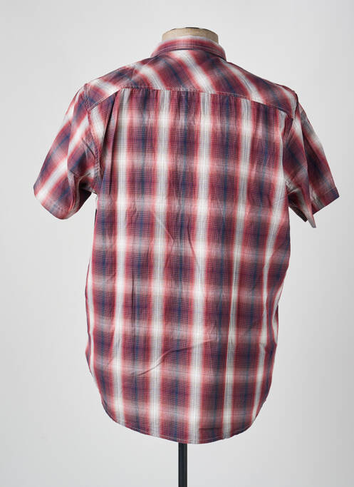 Chemise manches courtes imprimé fantaisie rouge GARCIA homme
