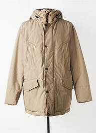 Parka finition intérieure doublée a capuche beige HUGO BOSS homme