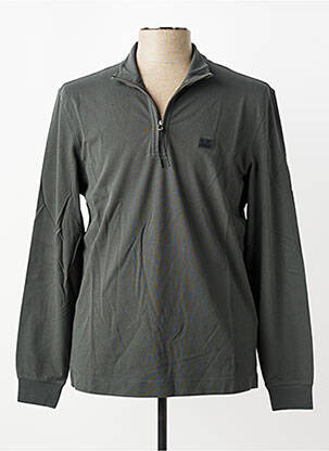 Polo manches longues manches longues gris C.P. COMPANY homme