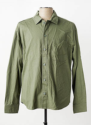 Veste casual fermeture boutonnée sur le devant vert JACK & JONES homme