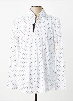 Chemise manches longues imprimé fantaisie blanc HUGO BOSS homme