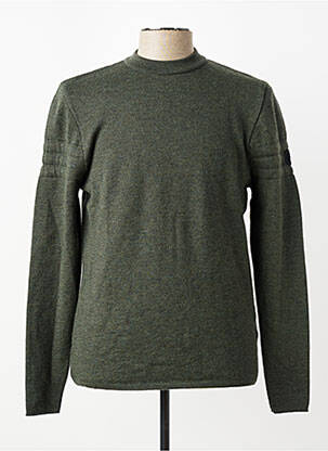 Pull col rond manches longues vert FUSALP homme