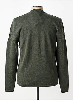 Pull col rond manches longues vert FUSALP homme
