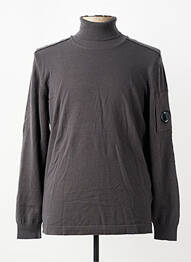 Pull col roulé coupe cintrée manches longues gris C.P. COMPANY homme