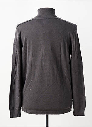 Pull col roulé coupe cintrée manches longues gris C.P. COMPANY homme