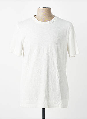 T-shirt coupe cintrée manches courtes blanc HUGO BOSS homme