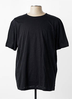 T-shirt coupe droite manches courtes noir SELECTED homme