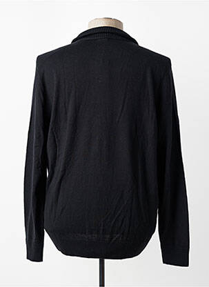 Gilet manches longues maille fine noir HUGO BOSS homme
