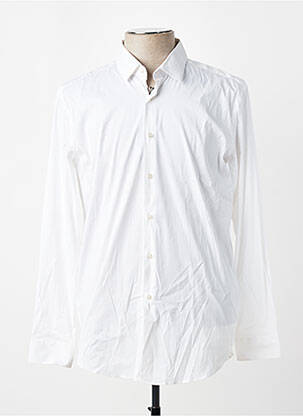 Chemise manches longues coupe cintrée blanc HUGO BOSS homme