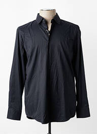 Chemise manches longues coupe cintrée noir HUGO BOSS homme
