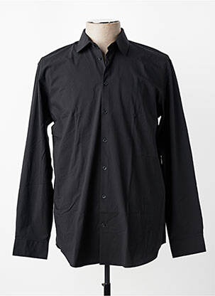 Chemise manches longues coupe droite noir SELECTED homme
