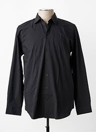 Chemise manches longues coupe droite noir SELECTED homme