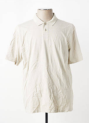 Polo coupe cintrée manches courtes beige HUGO BOSS homme