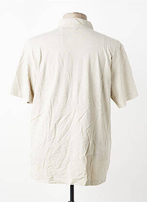 Polo coupe cintrée manches courtes beige HUGO BOSS homme