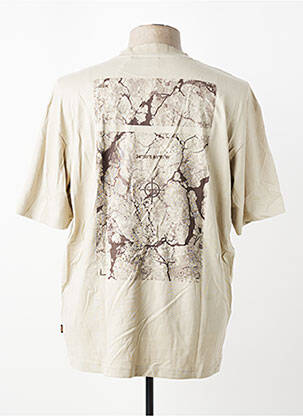 T-shirt coupe droite manches courtes beige HUGO BOSS homme