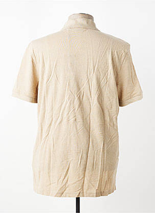 Polo coupe cintrée manches courtes beige HUGO BOSS homme