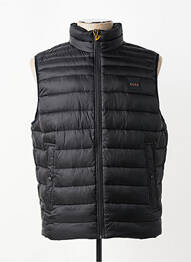 Doudoune fermeture zippée sur le devant sans capuche noir HUGO BOSS homme