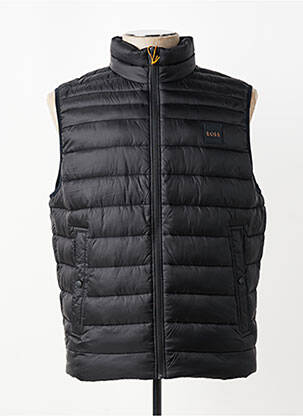 Doudoune fermeture zippée sur le devant sans capuche noir HUGO BOSS homme