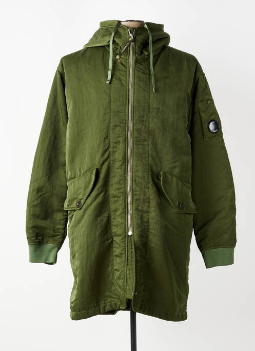 Parka manches longues a capuche vert C.P. COMPANY homme