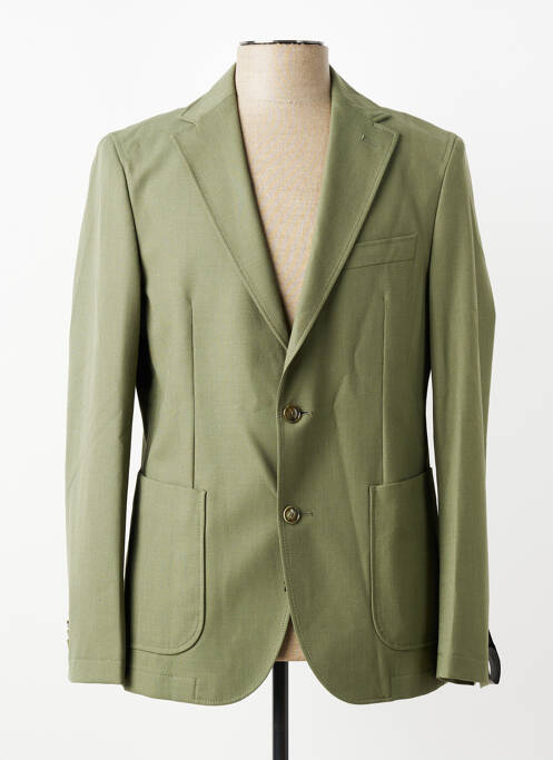 Blazer coupe cintrée vert HUGO BOSS homme