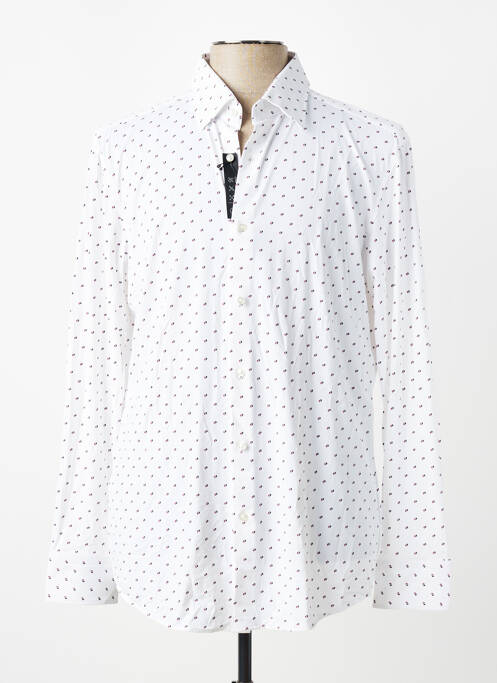 Chemise manches longues imprimé fantaisie blanc HUGO BOSS homme
