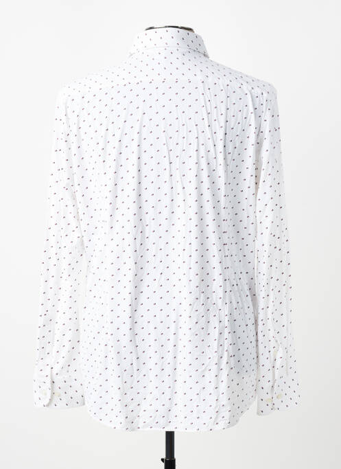 Chemise manches longues imprimé fantaisie blanc HUGO BOSS homme
