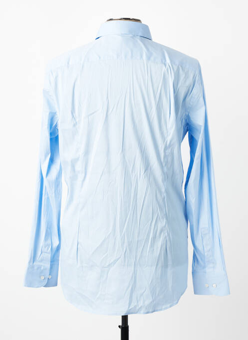 Chemise manches longues coupe cintrée bleu HUGO BOSS homme