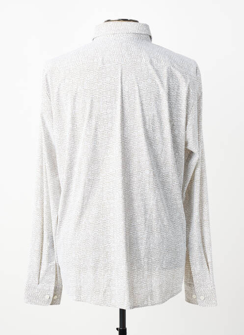 Chemise manches longues imprimé fantaisie blanc HUGO BOSS homme