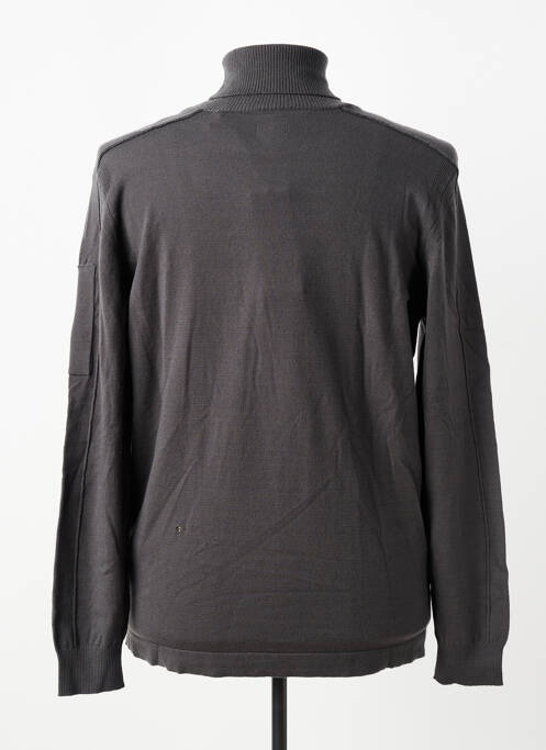 Pull col roulé coupe cintrée manches longues gris C.P. COMPANY homme