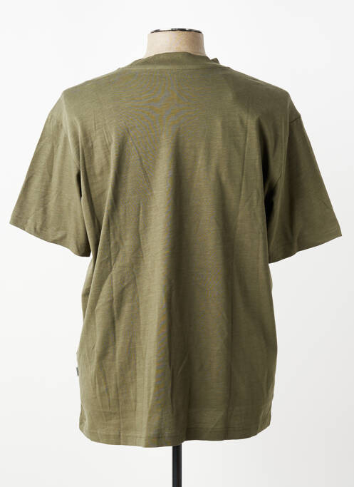 T-shirt coupe cintrée manches courtes vert SELECTED homme