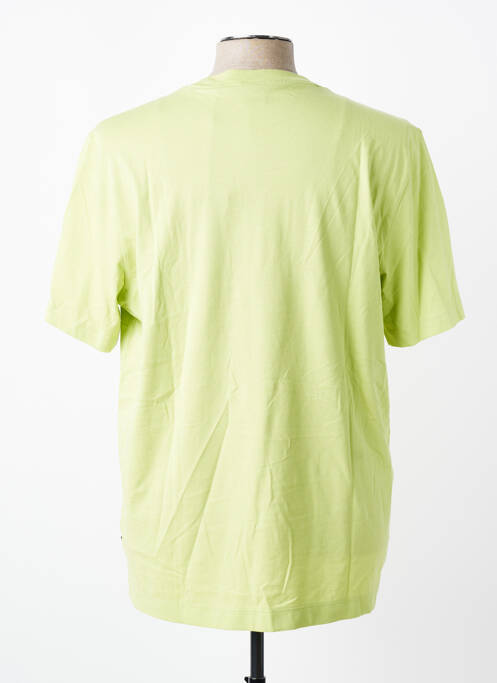 T-shirt coupe droite manches courtes vert HUGO BOSS homme