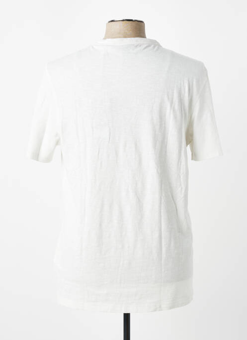 T-shirt coupe cintrée manches courtes blanc HUGO BOSS homme