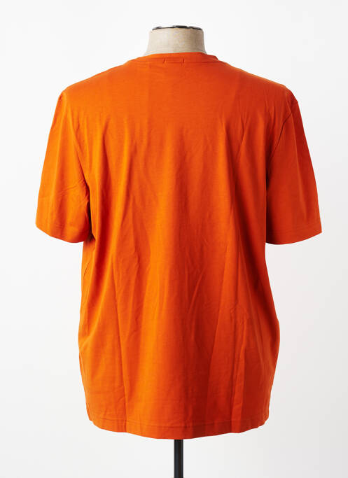 T-shirt coupe cintrée manches courtes orange HUGO BOSS homme