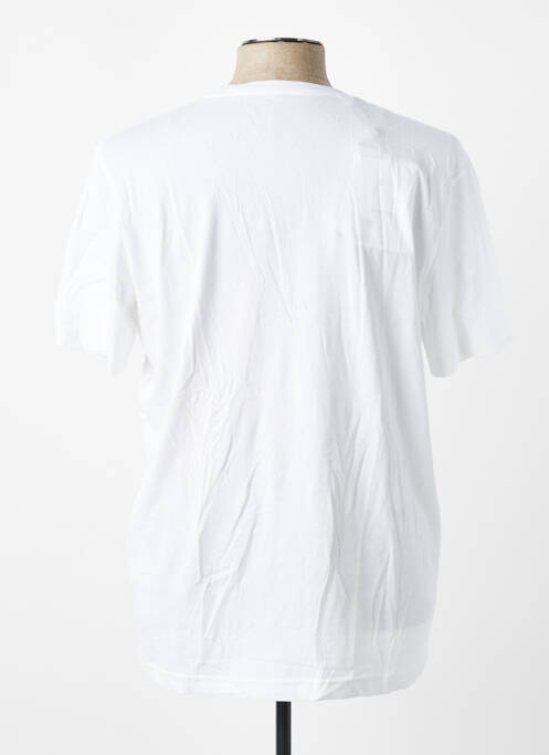 T-shirt coupe cintrée manches courtes blanc SELECTED homme