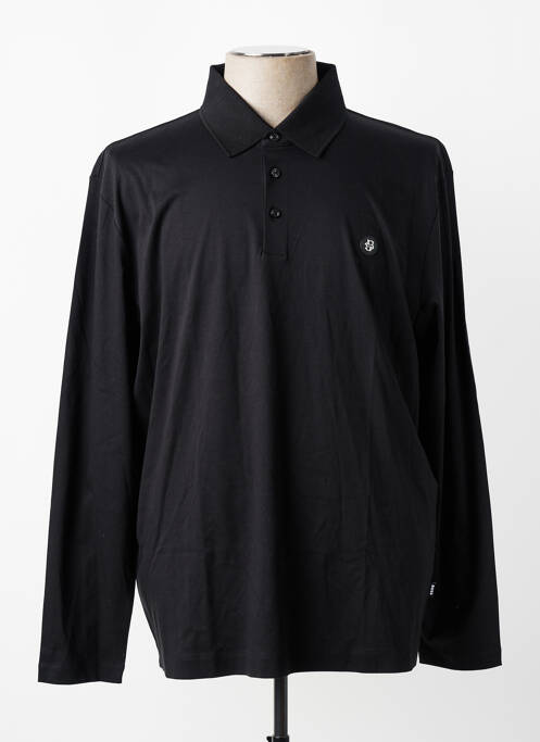 Polo manches longues manches longues noir HUGO BOSS homme