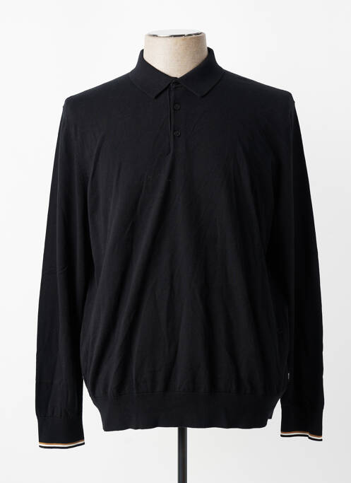 Polo manches longues manches longues noir HUGO BOSS homme