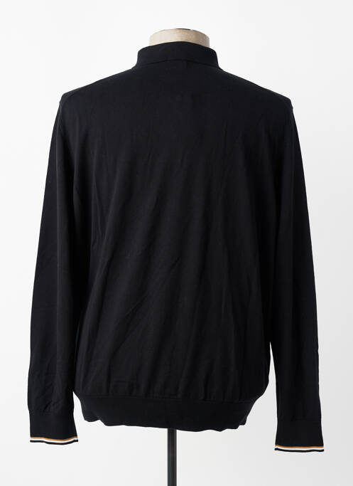 Polo manches longues manches longues noir HUGO BOSS homme
