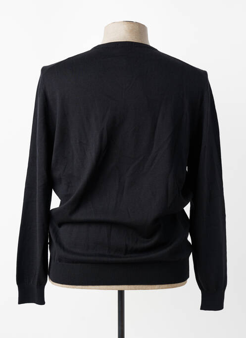Pull col v manches longues noir HUGO BOSS homme