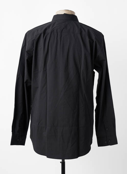 Chemise manches longues coupe droite noir SELECTED homme