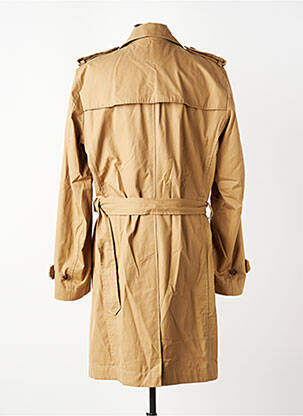 Trench fermeture boutonnée sur le devant sans capuche marron HUGO BOSS homme