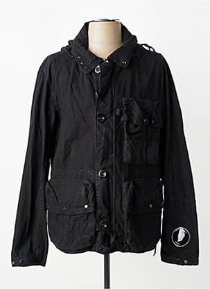 Parka manches longues a capuche noir C.P. COMPANY homme