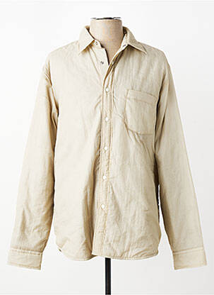 Veste casual fermeture boutonnée sur le devant beige HUGO BOSS homme
