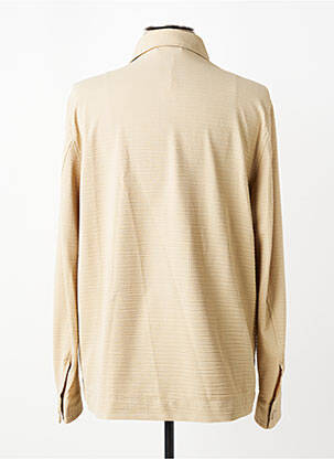 Chemise manches longues coupe cintrée beige HUGO BOSS homme