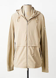 Veste casual coupe droite beige HUGO BOSS homme