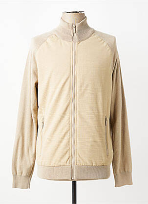 Veste casual col col montant beige HUGO BOSS homme