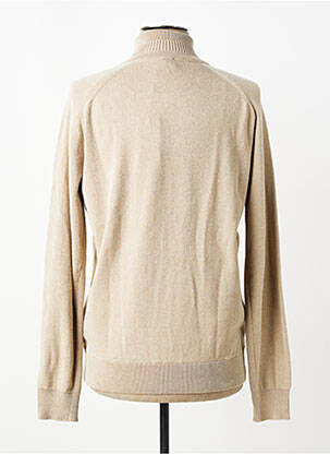 Veste casual col col montant beige HUGO BOSS homme